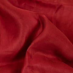 Maroon Colour Linen Satin fabric