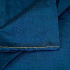 Peacock Blue Colour Modal Chanderi fabric
