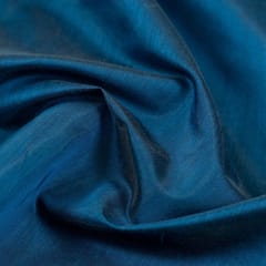 Peacock Blue Colour Modal Chanderi fabric