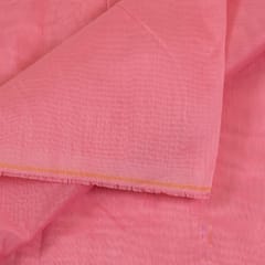 Pinkish Peach Colour Modal Chanderi fabric