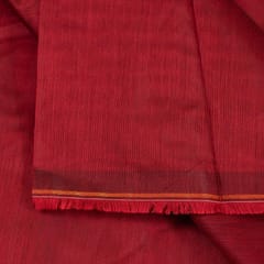 Maroon Colour Modal Chanderi fabric