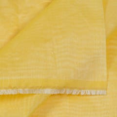 Yellow Colour Modal Chanderi fabric