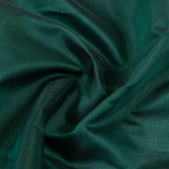 Bottle Green Colour Modal Chanderi fabric