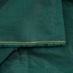 Bottle Green Colour Modal Chanderi fabric