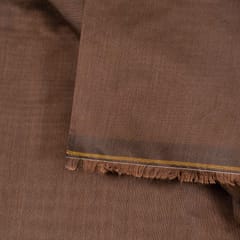 Brown Colour Modal Chanderi fabric