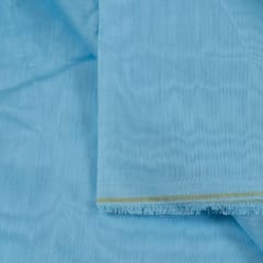 Sky Blue Colour Modal Chanderi fabric