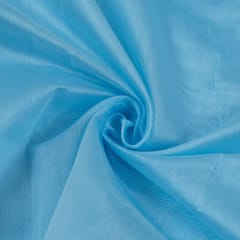 Sky Blue Colour Modal Chanderi fabric