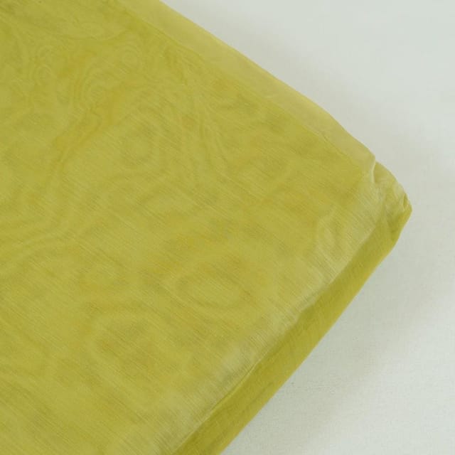 Lemon Colour Modal Chanderi fabric