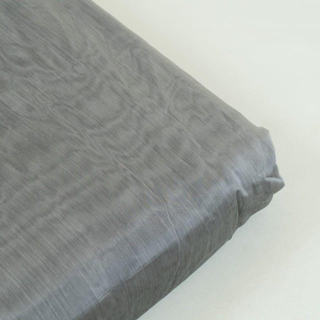 Grey Colour Modal Chanderi fabric
