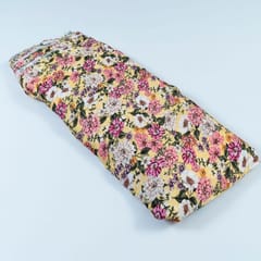 Multi Colour Armani Satin Digital Printed Fabric