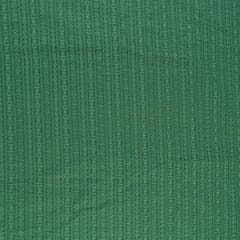 Green Colour Georgette Chikan Embroidered Fabric With Sequins