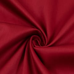 Maroon Colour Zara Cotton Silk fabric