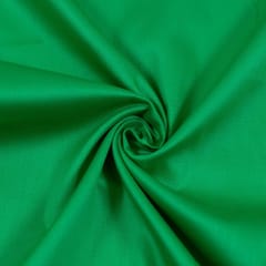 Parrot Green Colour Zara Cotton Silk Fabric