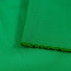 Parrot Green Colour Zara Cotton Silk Fabric