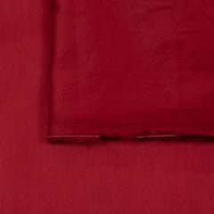 Maroon Colour Zara Cotton Silk fabric
