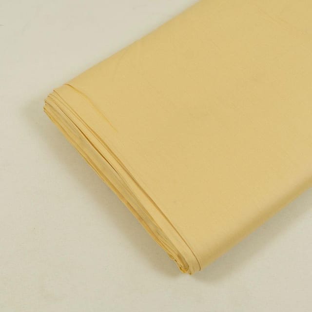 Light Yellow Colour Zara Cotton Silk fabric