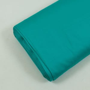 Dark Firozi Colour Zara Cotton Silk fabric