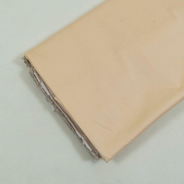 Dark Cream Colour Zara Cotton Silk fabric