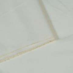 Off White Colour Zara Cotton Silk fabric