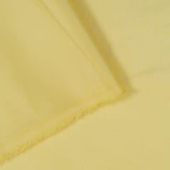 Lemon Colour Zara Cotton Silk fabric