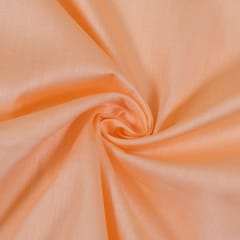 Peach Colour Zara Cotton Silk fabric