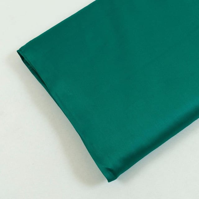 Peacock Green Colour Zara Cotton Silk fabric