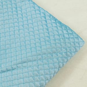 Sky Blue Colour Quilted Taffeta fabric