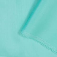 Light Firozi Colour Zara Cotton Silk fabric