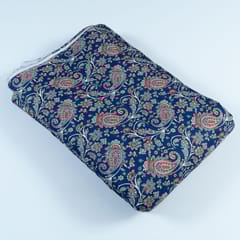 Blue Colour Pashmina Printed Fabric