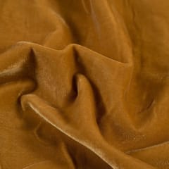Mustard Colour micro Velvet fabric