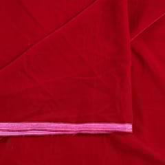 Dark Red Micro Velvet fabric