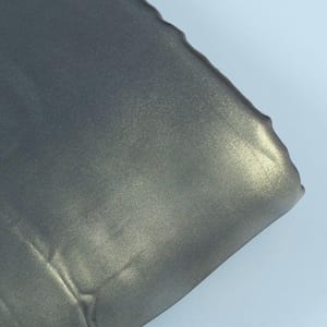 Dark Grey Colour Shimmer Georgette Foil fabric