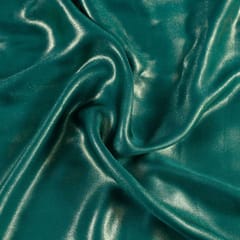 Green Colour Shimmer Georgette Foil fabric