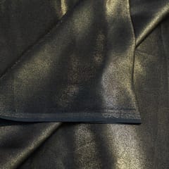Black Colour Shimmer Georgette Foil fabric
