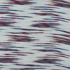 WHITE WITH MULTIColour JACQUARD fabric