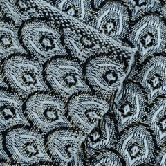BLACK GREY JACQUARD