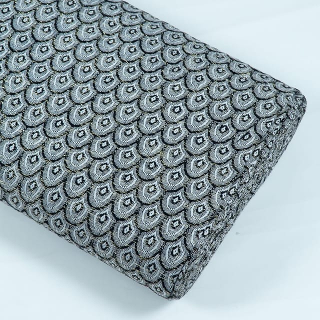 BLACK GREY JACQUARD