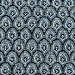 BLACK GREY JACQUARD