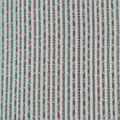 OFF WHITE WITH STRIPES JACQUARD fabric