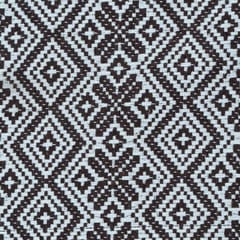 BROWN WITH DAIMOND SHAPE JACQUARD fabric