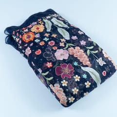 Blue Colour Organza Emboridery fabric