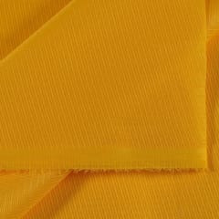 Yellow Colour Kota Doria Checks fabric