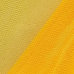 Yellow Colour Kota Doria Checks fabric