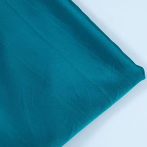 Teal Blue Colour Milano Satin fabric