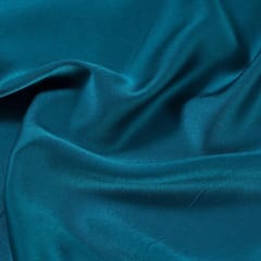 Teal Blue Colour Milano Satin fabric