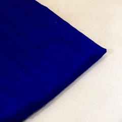 Navy Blue Colour Pure Raw Silk fabric