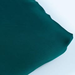 Green Colour Georgette Satin fabric