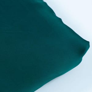 Green Colour Georgette Satin fabric