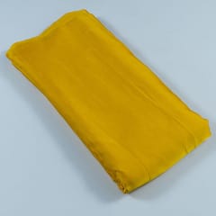 Yellow Colour Georgette Satin fabric