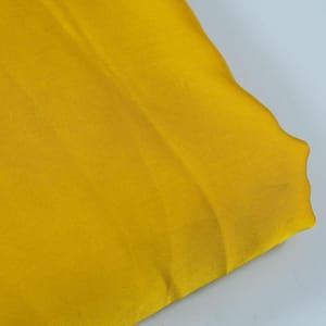 Yellow Colour Georgette Satin fabric